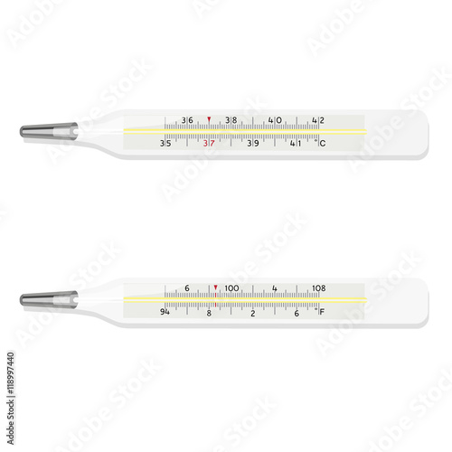 Thermometer vector icon