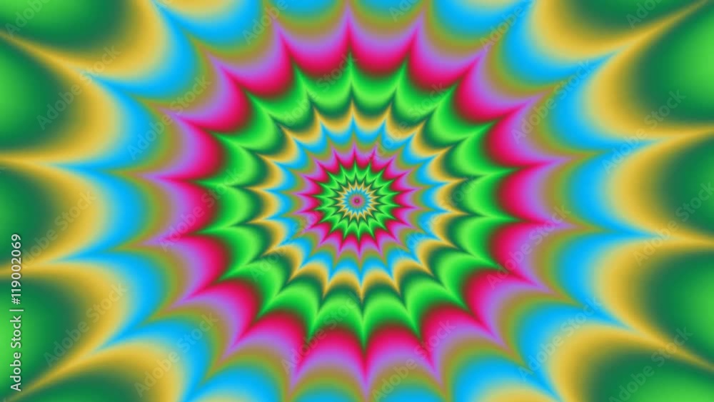 Psycho pattern seamless loop 4K UHD video Psycho pattern seamless loop 4K UHD video