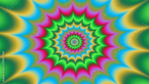 Psycho pattern seamless loop 4K UHD video