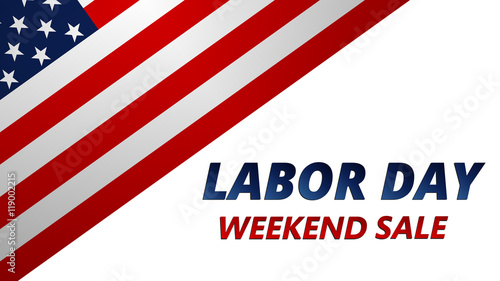 Labor Day Sale vector illustration