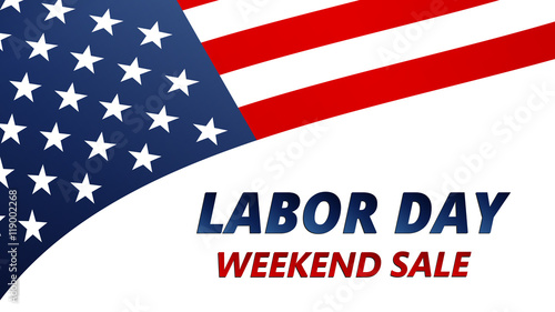 Labor Day Sale vector illustration