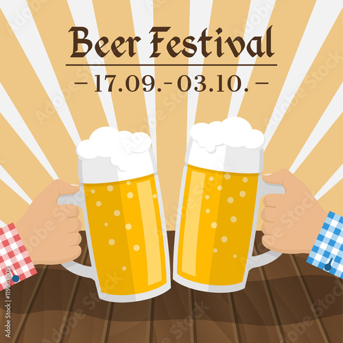 Beer festival vector