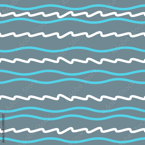 abstract striped wavy seamless pattern