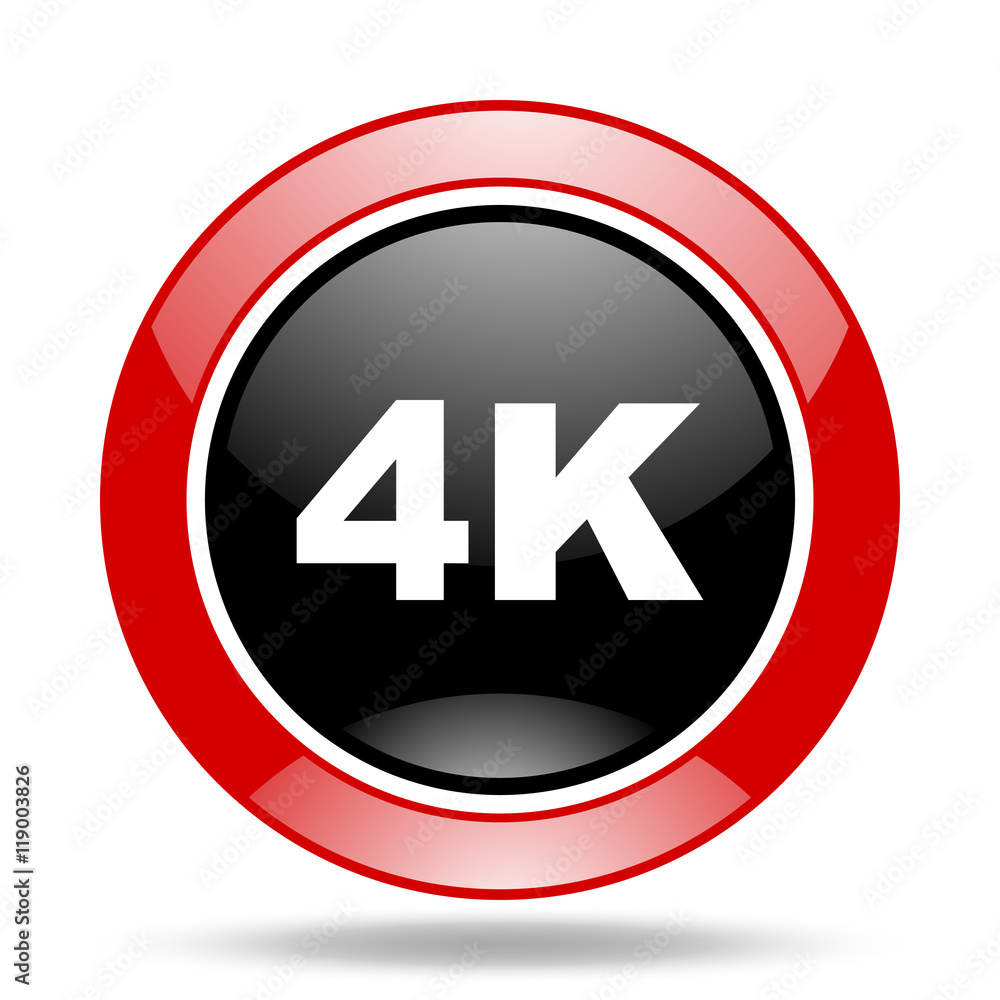 4k red and black web glossy round icon 4k red and black web glossy round icon