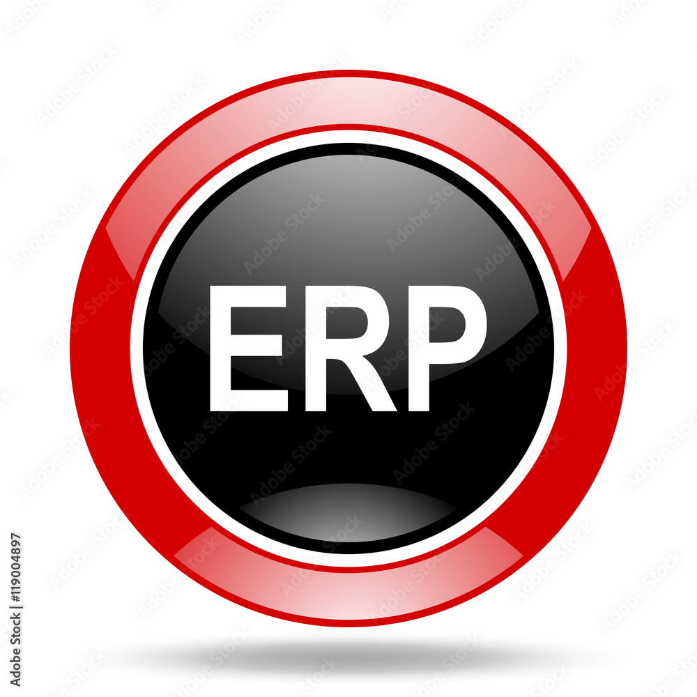 erp red and black web glossy round icon erp red and black web glossy round icon
