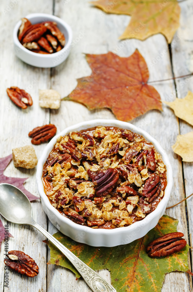 Sweet Potato Casserole with Pecan oat crumbs Sweet Potato Casserole with Pecan oat crumbs