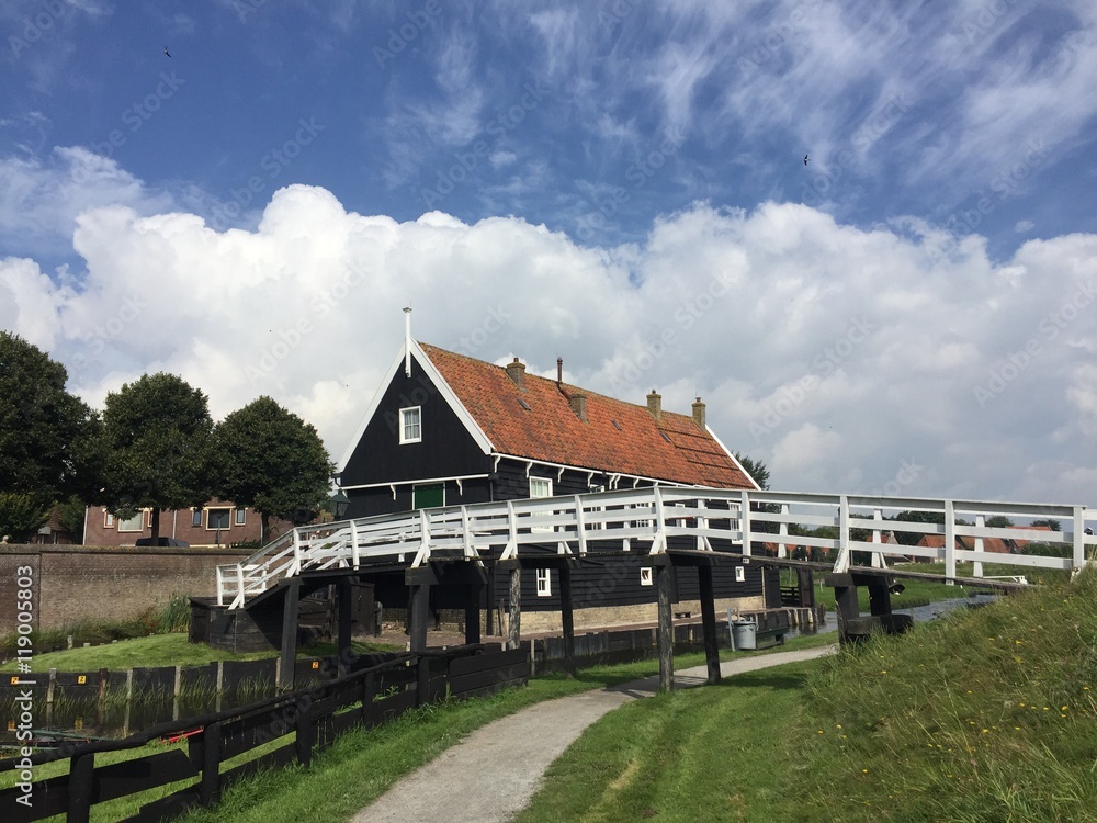 Casa di legno di Enkhuizen, Olanda