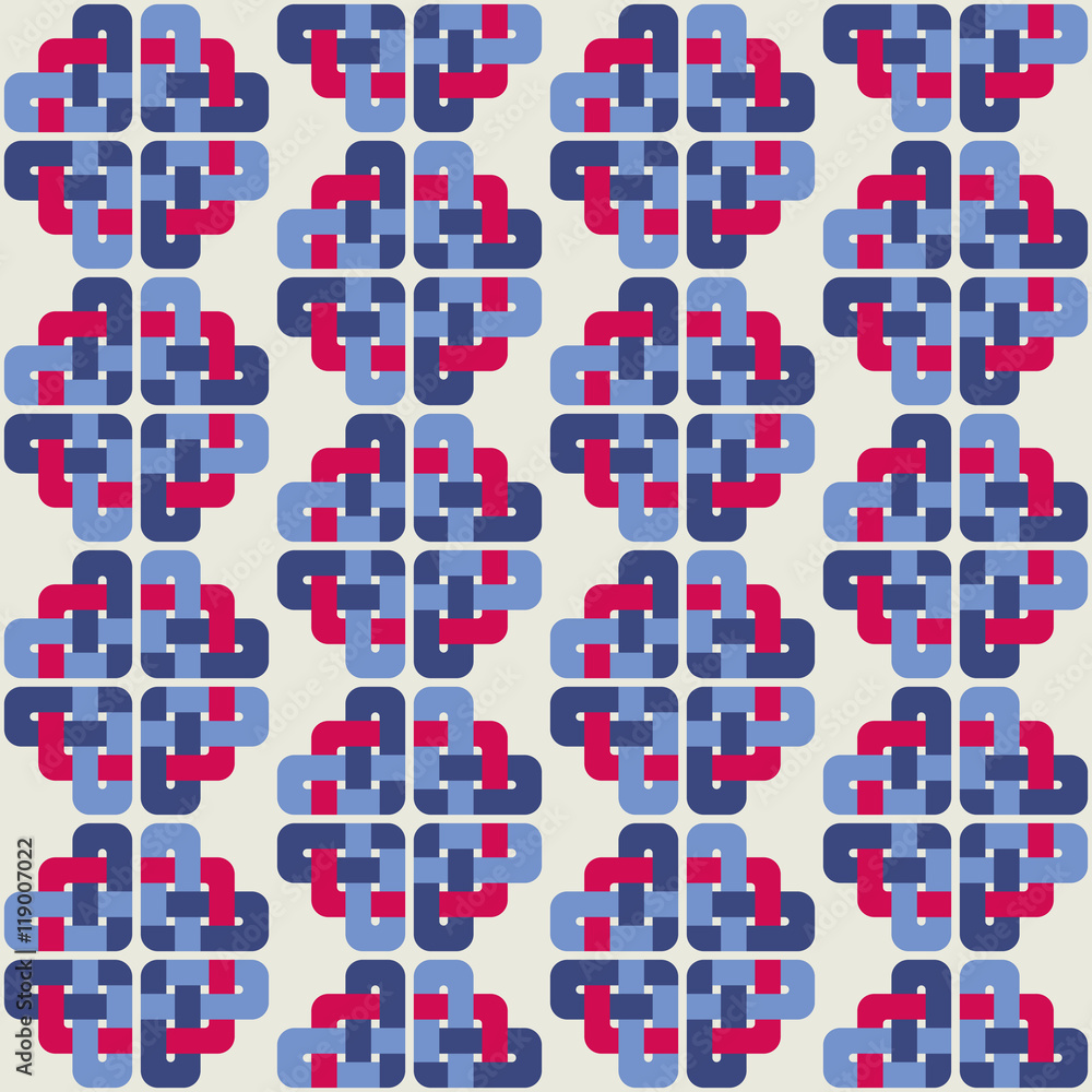 Celtic knot abstract seamless colorful pattern Celtic knot abstract seamless colorful pattern
