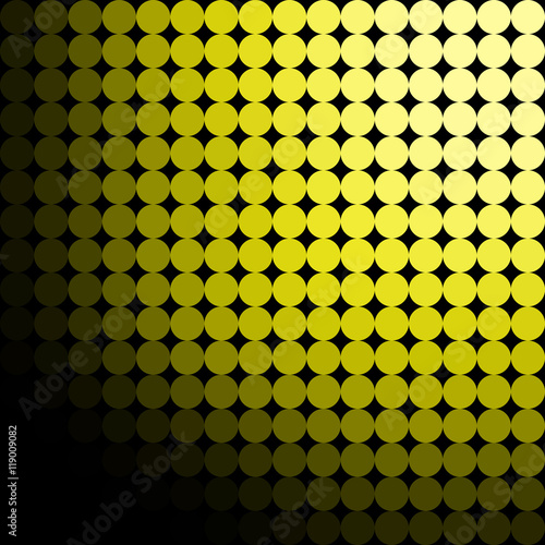 Gradient low poly circle style vector mosaic background