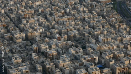 Wallpaper Mural Aerial drone view of apartments in Tehran the capital city of Iran Torontodigital.ca