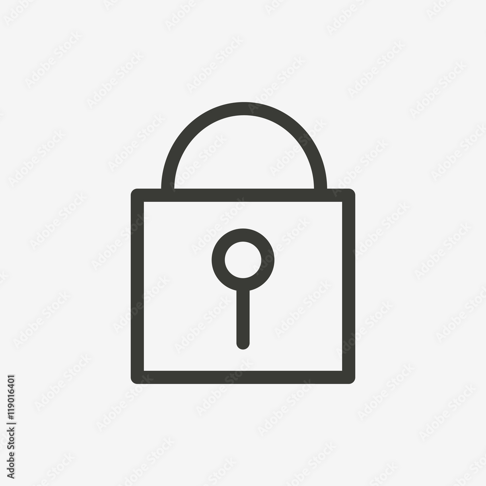 unlock outline icon unlock outline icon
