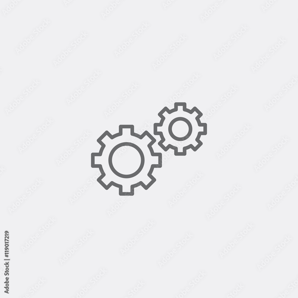 gear setting icon gear setting icon