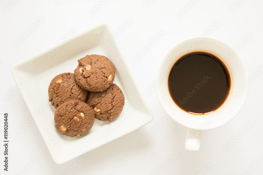 Coffee and cookie Coffee and cookie