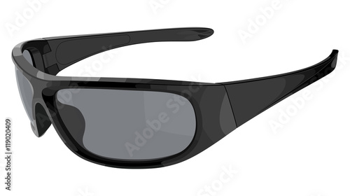 Black sunglasses side