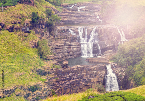 Water Falls Little Niagara of Sri Lanka waterfall photo