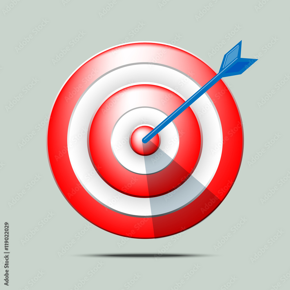 Target vector illustration Target vector illustration