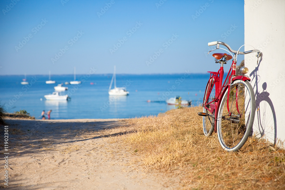 Fototapeta premium Plage de Noirmoutier le matin