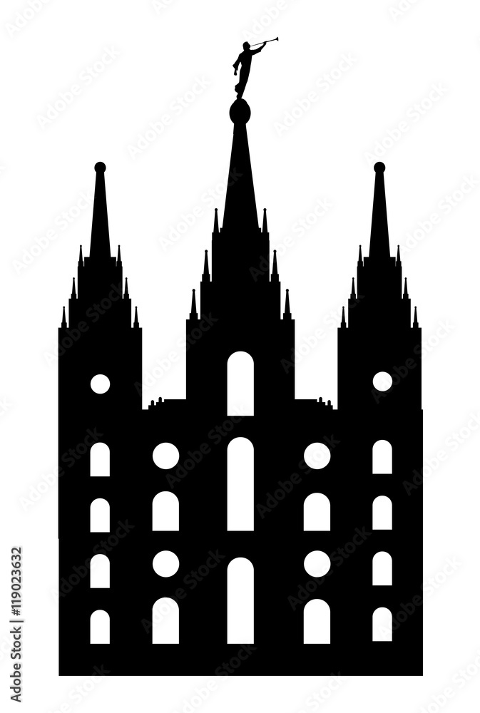 Fototapeta premium Mormon Style Temple