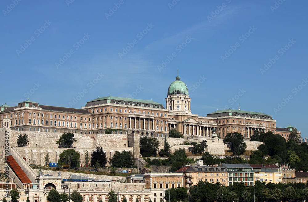 Royal castle Budapest Hungary