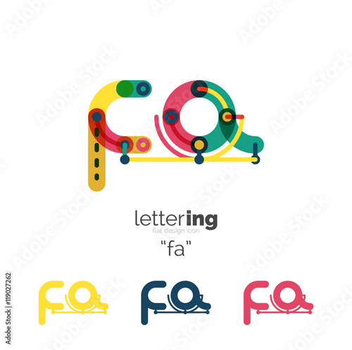 Letters logo icon