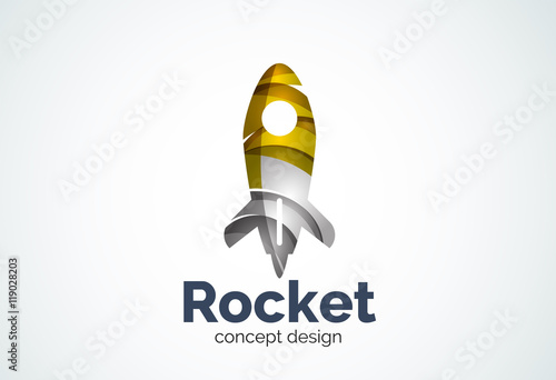 Rocket logo template