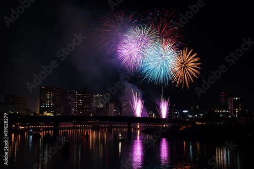 Kano River fireworks display   Numazu summer festival