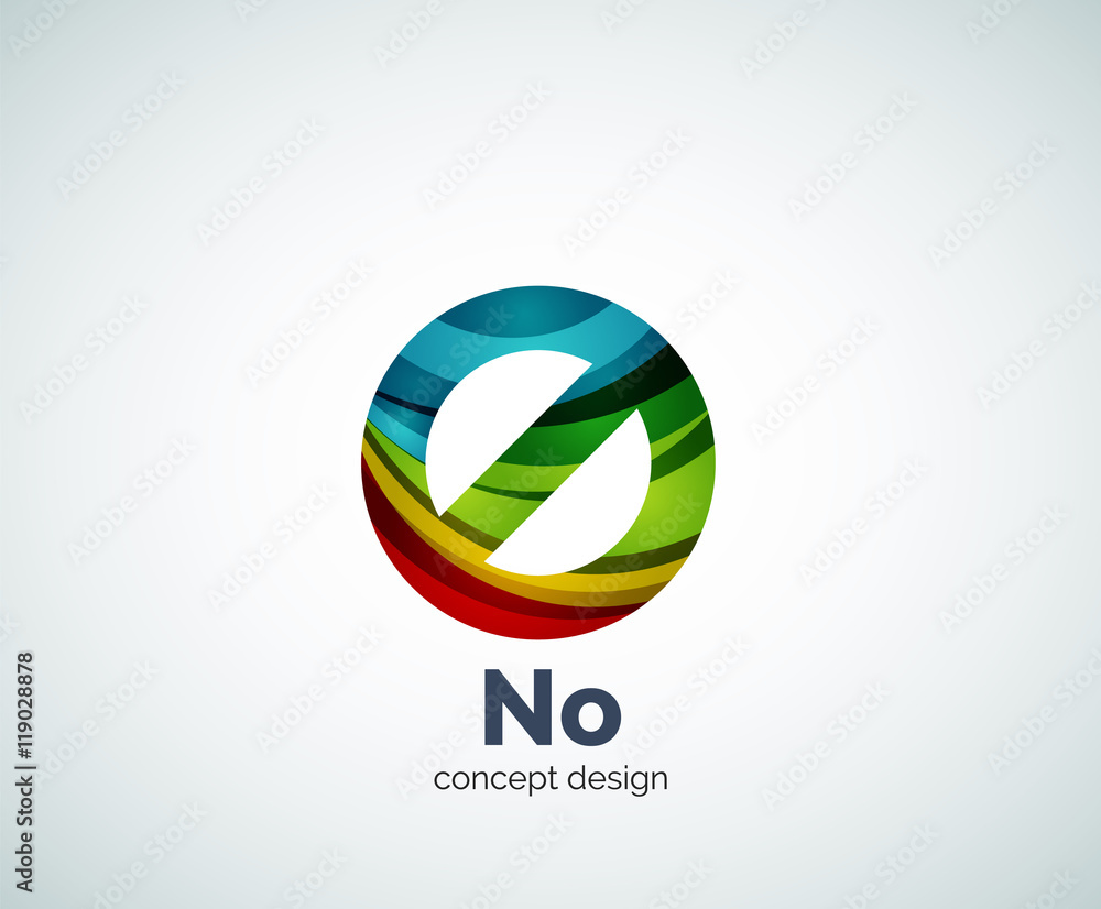 Vector no concept, prohibition logo template Vector no concept, prohibition logo template