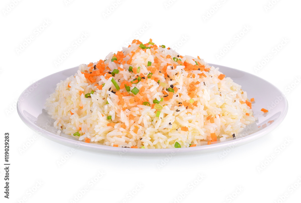 Fried rice with garlic butter Fried rice with garlic butter