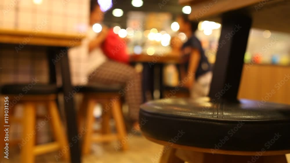 under table at cafe blur background under table at cafe blur background