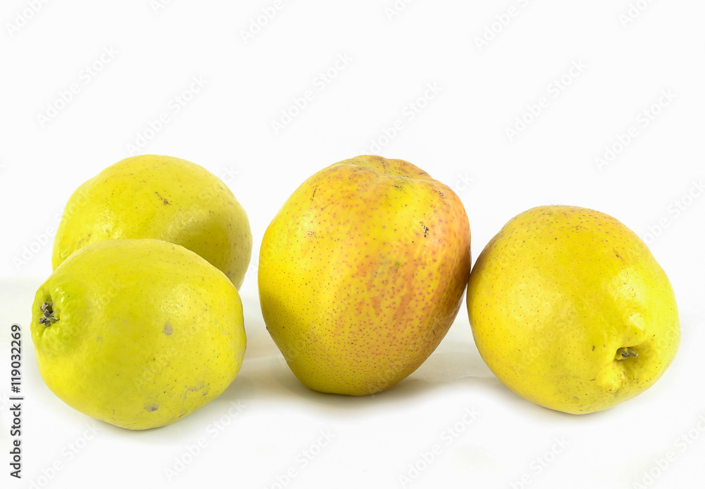 Group of Pear Isoated on White Background with Clipping Path