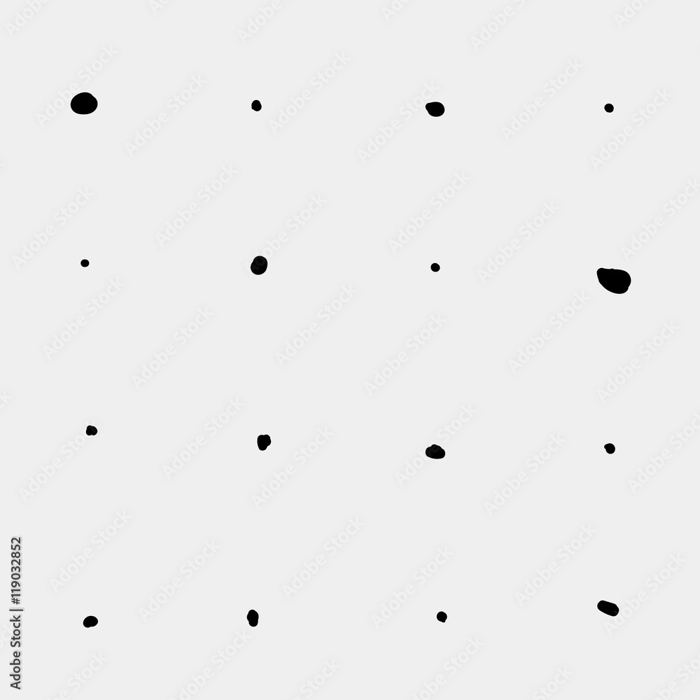 Minimal monochrome handwritten pattern dots, rounds Minimal monochrome handwritten pattern dots, rounds