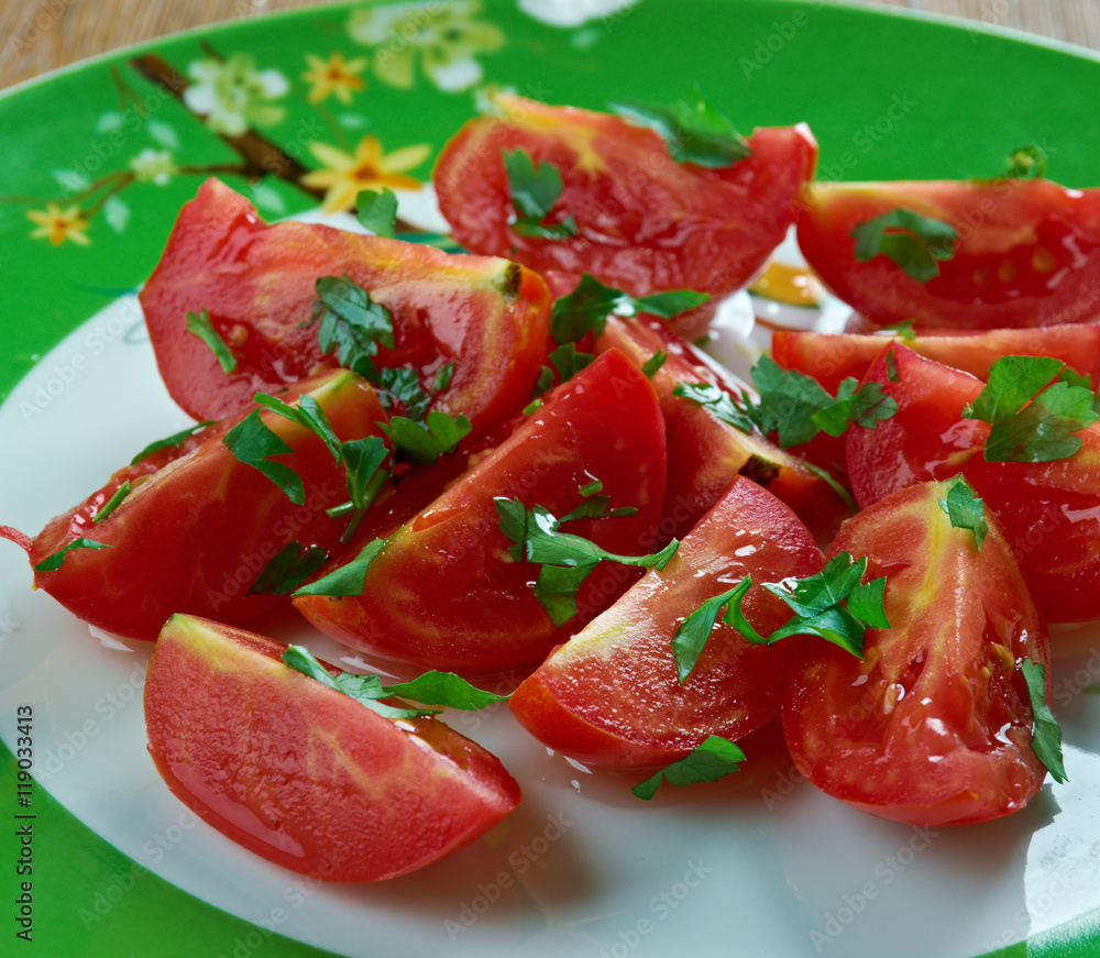 Tomato and Coriander Salad Tomato and Coriander Salad