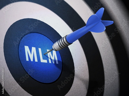 MLM target hitting by dart arrow