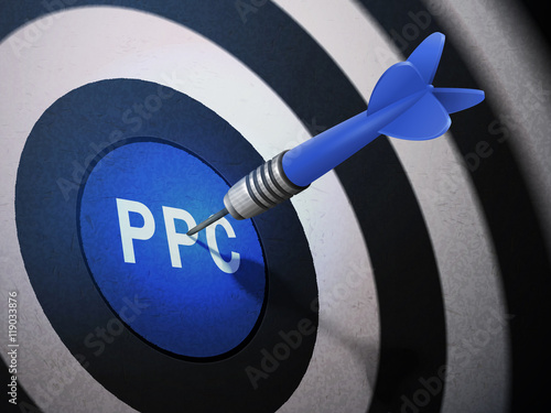 PPC target hitting by dart arrow