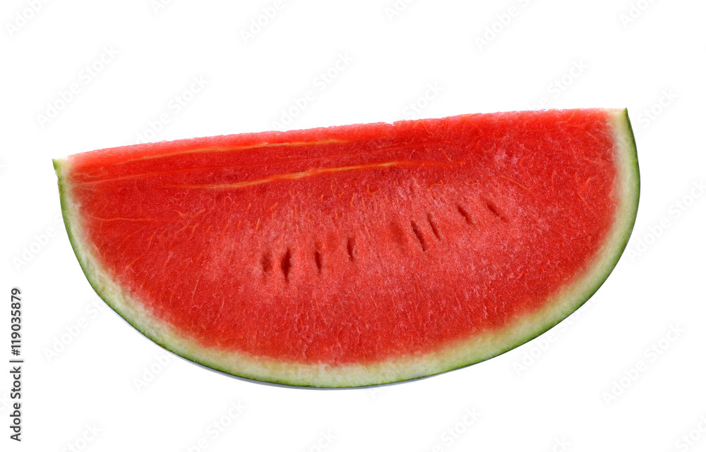 Watermelon slices on white background Watermelon slices on white background