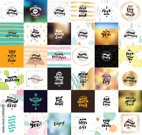 Typography for poster, invitation, greeting card or t-shirt.