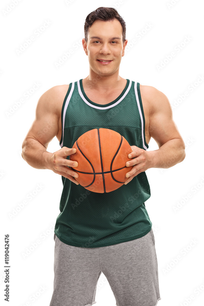 Smiling guy in a green jersey Smiling guy in a green jersey