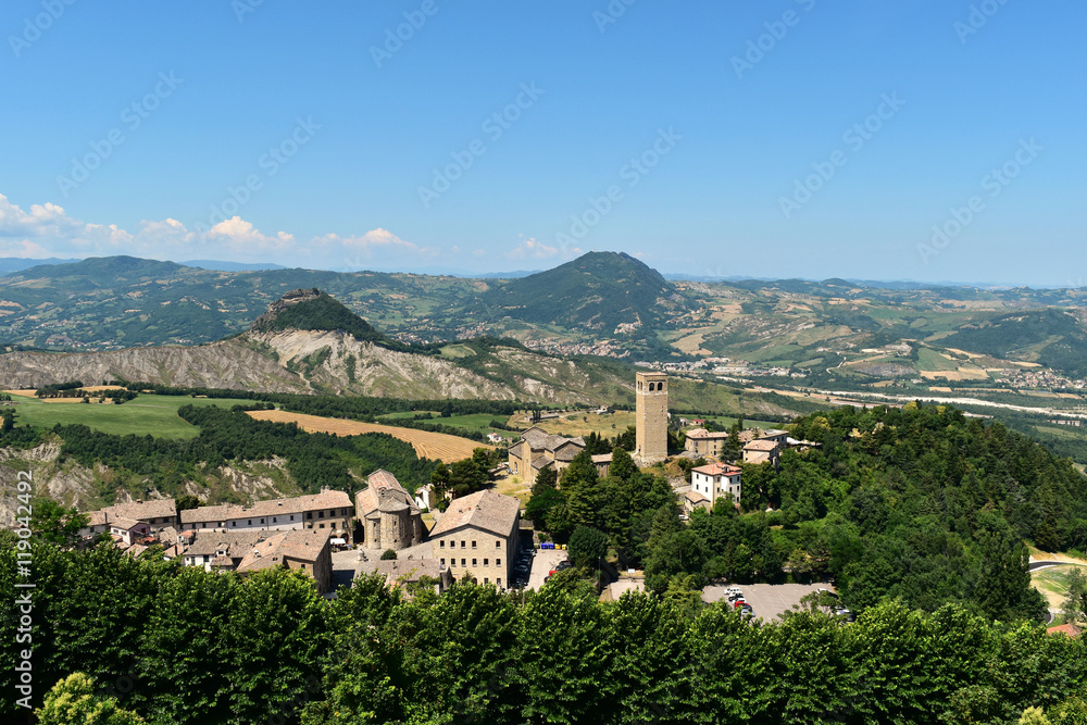 Fototapeta premium View of San Leo, Italy