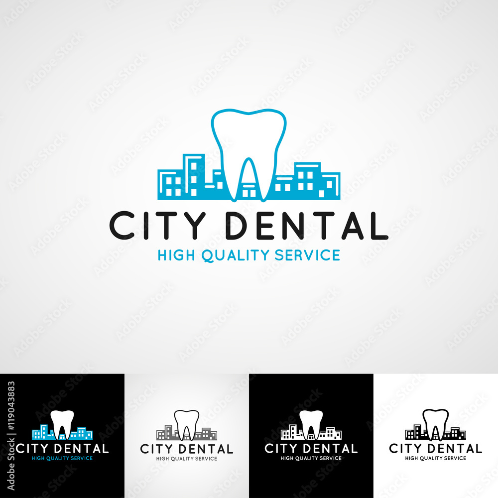 Dental logo template. Teethcare icon set. dentist clinic insignia, doctor practice sign, orthodontist illustration concept for stationary, tooth branding t-shirts picture, business card graphic Dental logo template. Teethcare icon set. dentist clinic insignia, doctor practice sign, orthodontist illustration concept for stationary, tooth branding t-shirts picture, business card graphic
