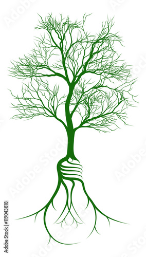Light Bulb Roots Tree