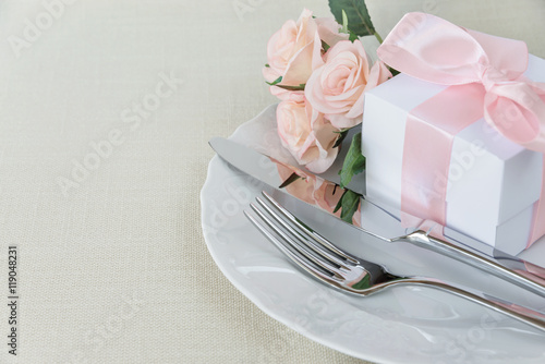 Beautiful table setting