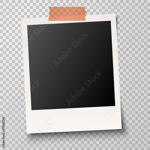 old photo frame transparency