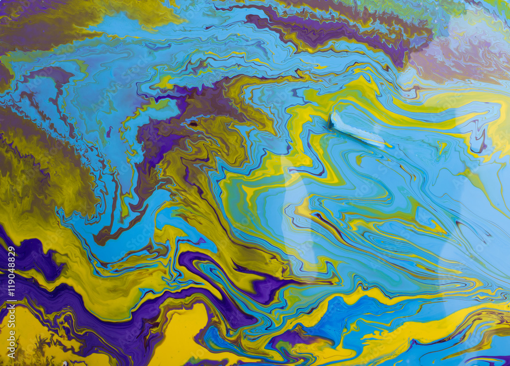 Abstract colorful paint