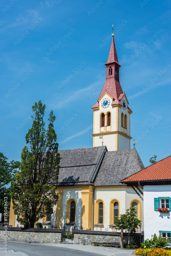 Fototapeta premium Saint Agidius in Igls, near Innsbruck, Austria.