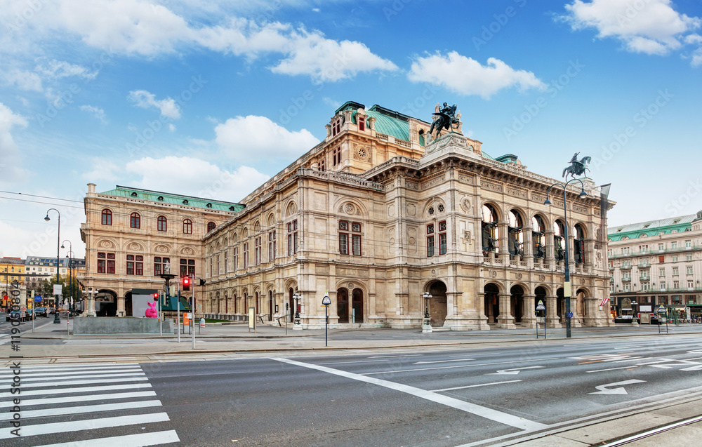 Obraz premium Vienna State Opera House, Staatsope, Austria