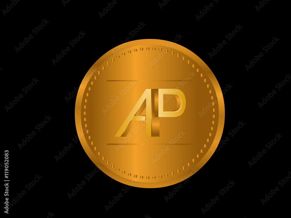 AP Initial Logo for your startup venture AP Initial Logo for your startup venture