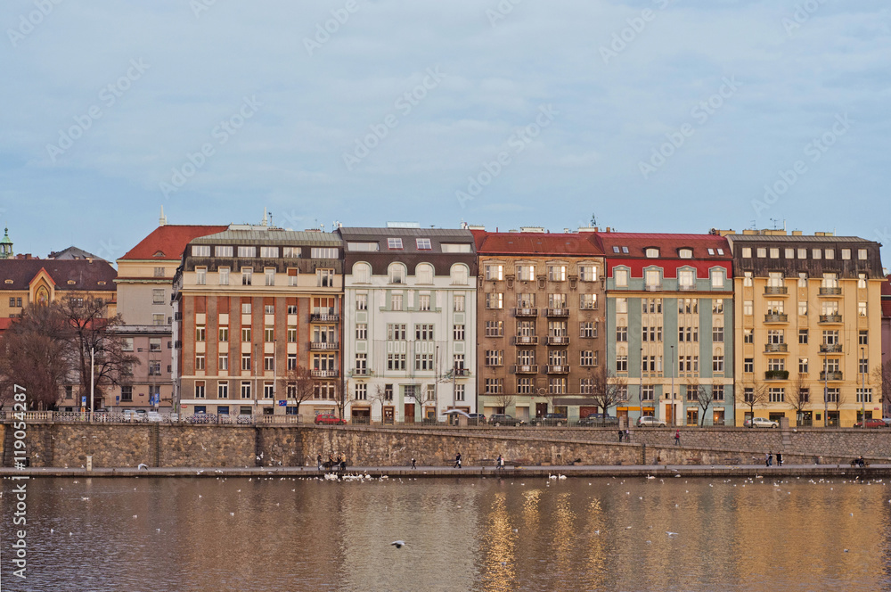 Embankment in Dresden