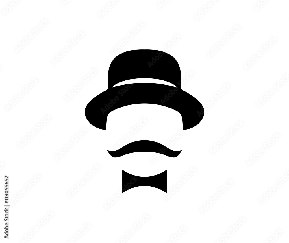 Fototapeta premium Mustaches logo
