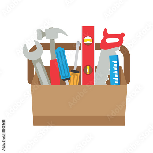 Toolbox with tools.
