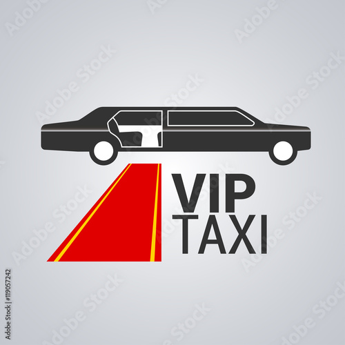Taxi, cab vector logo, design